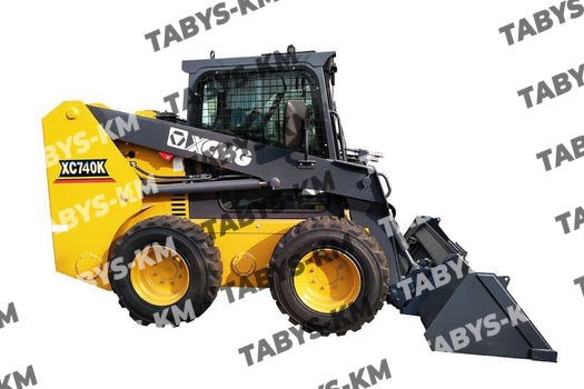 Мини погрузчик с бортовым поворотом XCMG XC740K